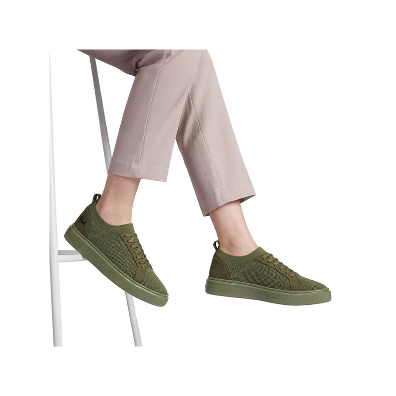 Neeman's Olive Classic Knit Neutrals Sneakers (UK 10)