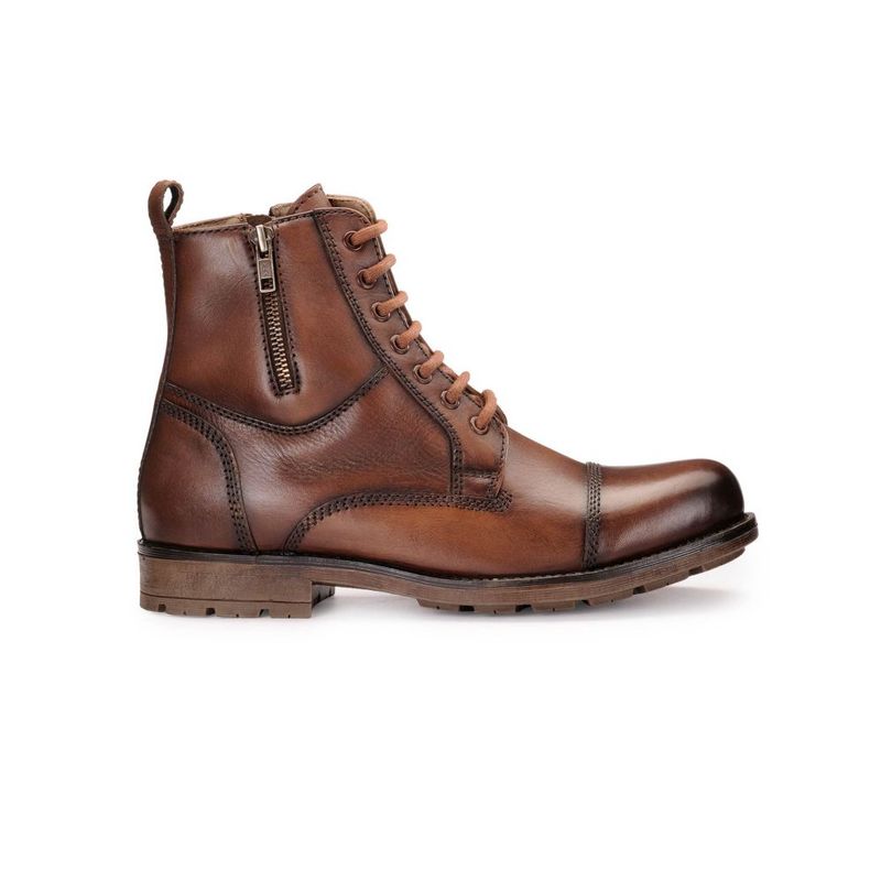 Teakwood Leathers Brown Solid Chukka Boots - Euro 42