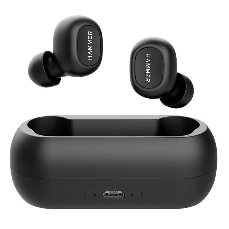 HAMMER Solo Truly Wireless Bluetooth Earphones With Charging Case  Compatible With Android Ios