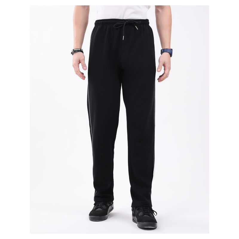 Monte Carlo Men Black Regular Fit Lower Trackpant (2XL)
