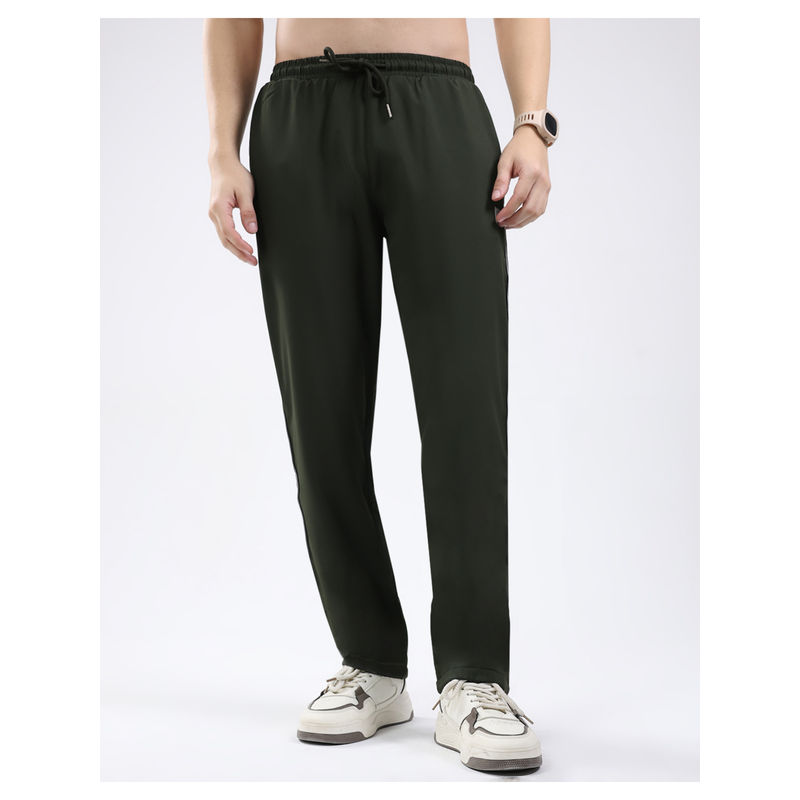 Monte Carlo Men Olive Regular Fit Lower Trackpant (M)