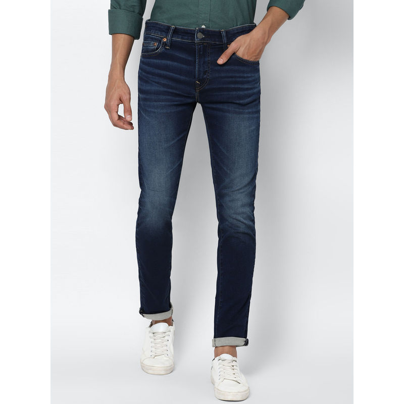American Eagle Blue Solid Jeans (29)