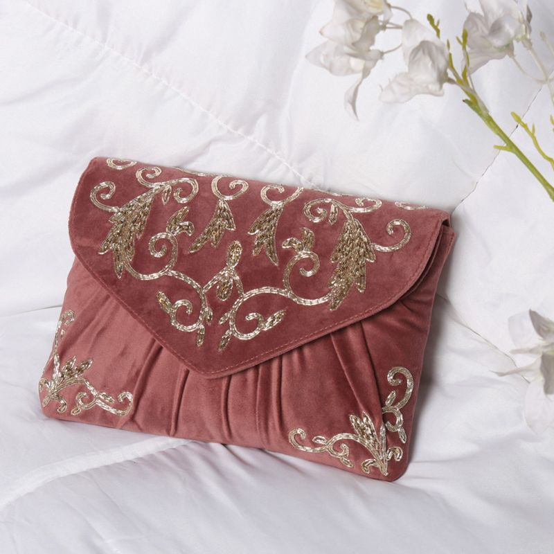 Buy Peora Clutch Purses for Women Wedding Handmade Evening Party Bridal Clutch C85Pk Online