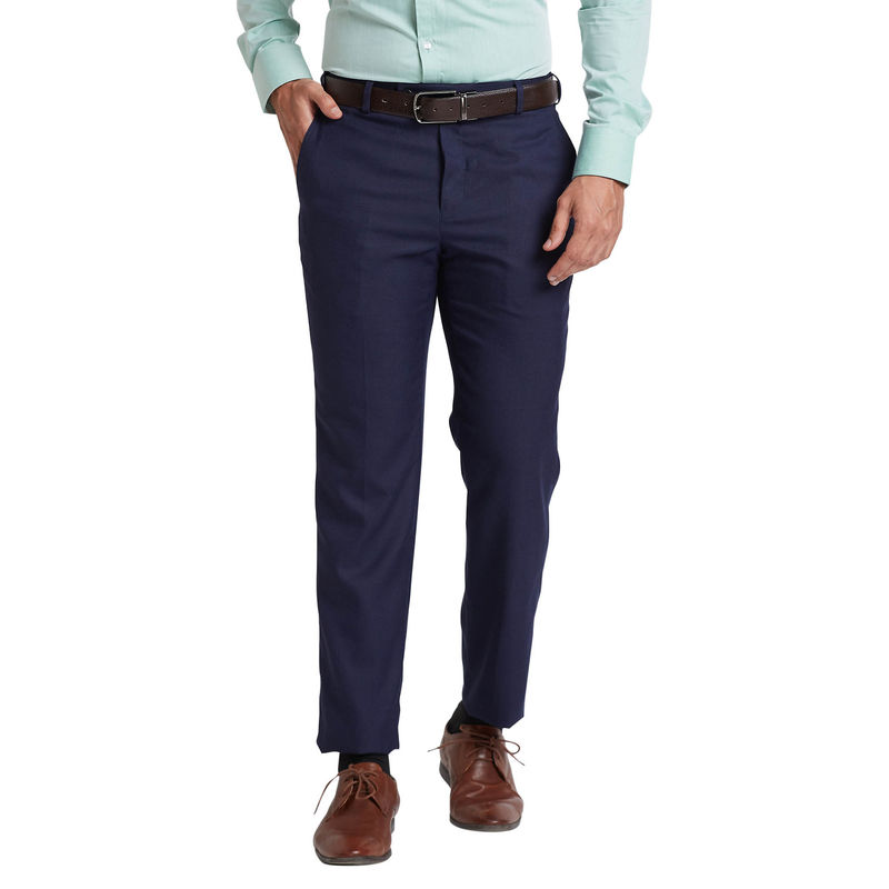 Park Avenue Regular Textured Dark Blue (30)