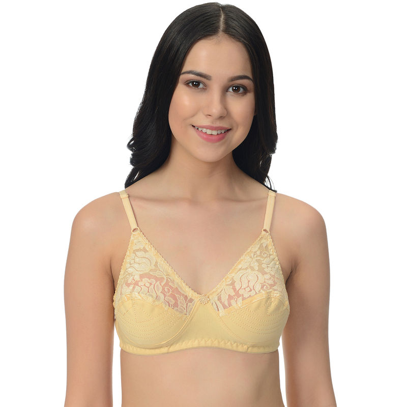 Mod & Shy Beige Non-padded Non wired Basic Bra (34B)