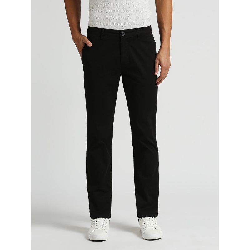Pepe Jeans Black Mid Waist Cash Fit Chinos (34)