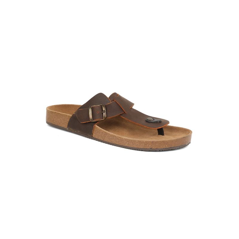 Bata Solid Brown Sandals (UK 7)