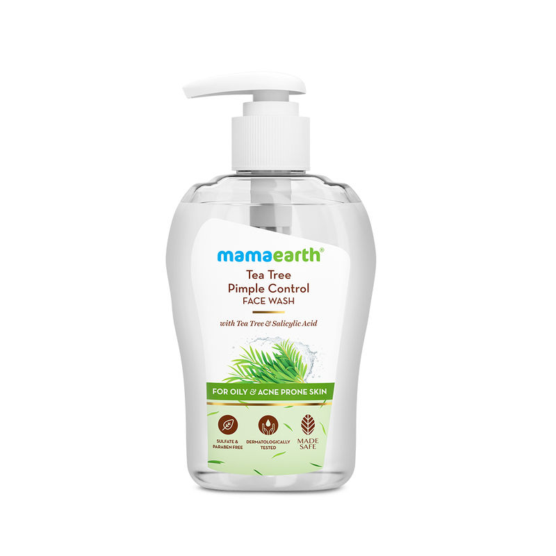 Mamaearth Face Wash With Tea Tree Oil And Neem Extract For Acne &Pimples