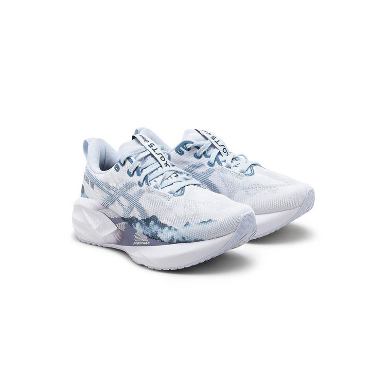 ASICS NOVABLAST 5 Women White Running Shoes (UK 10)