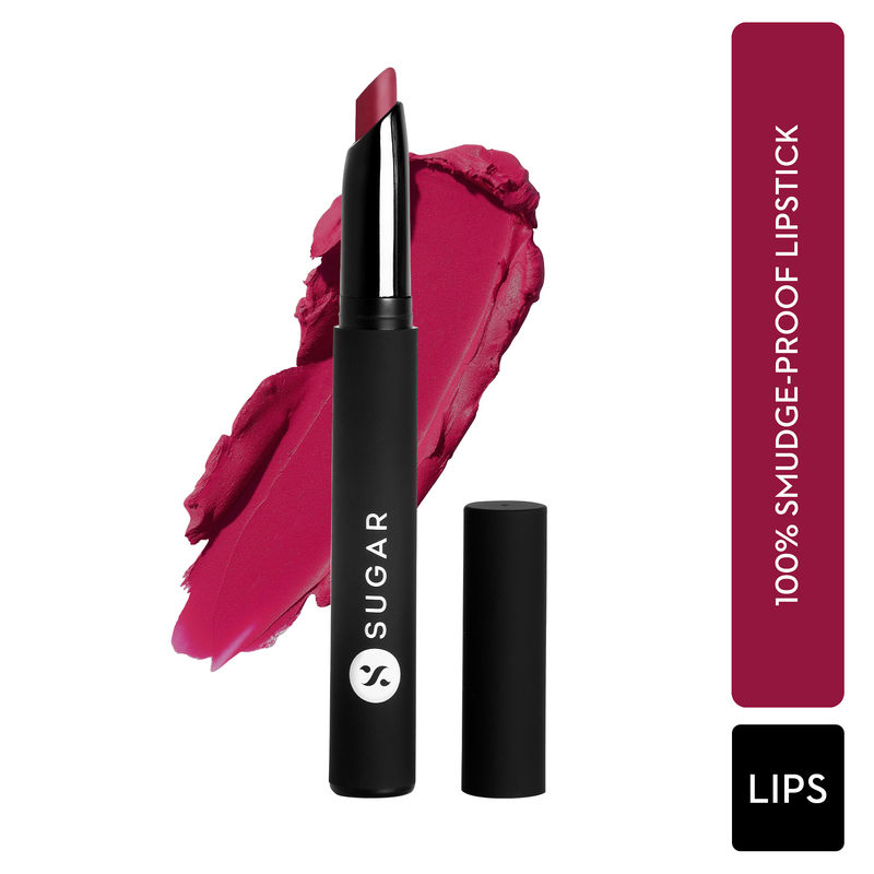 SUGAR Matte Attack Transferproof Lipstick - 01 Bold Play (Cardinal Pink)