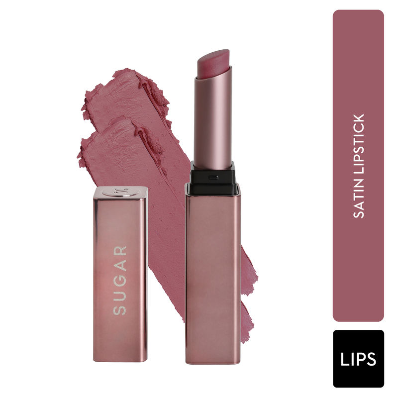 SUGAR Mettle Satin Lipstick - 10 Diana (Peachy Pink)