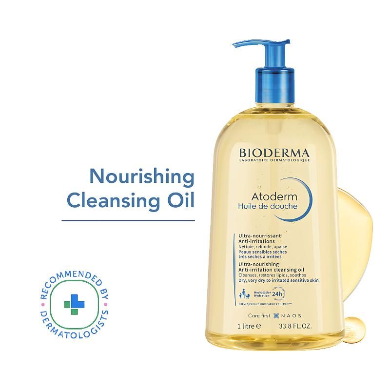Bioderma Shower Oil - Atoderm Huile De Douche With Niacinamide