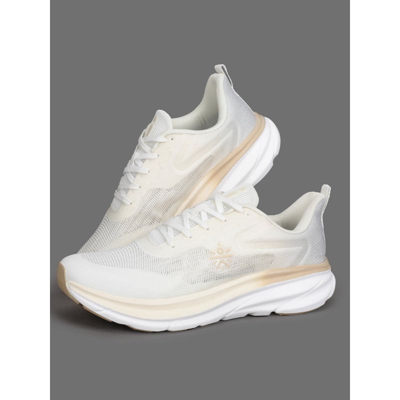 CULT Cult Unisex Nebula Running Shoes - Beige (UK 10)