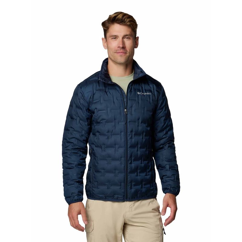Columbia Mens Navy Omni-Heat Reflective Delta Ridge II Down Jacket (2XL)