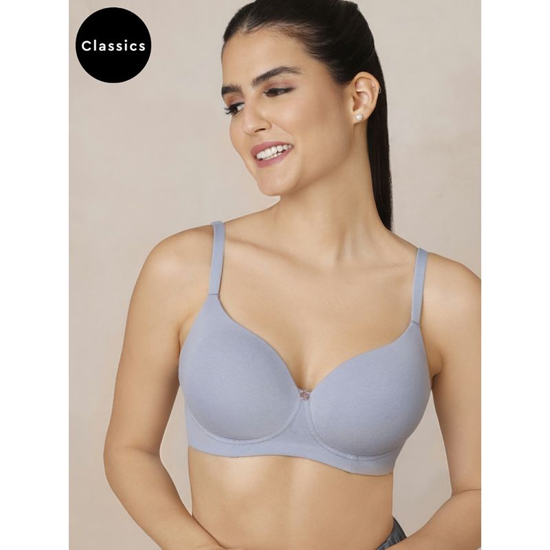 Nykd by Nykaa Cups of Joy Wire-free Shaping Bra - M Blue NYB094 (34B)