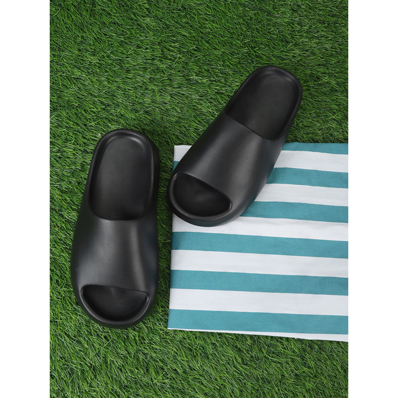 Truffle Collection Black Solid Sliders (39)