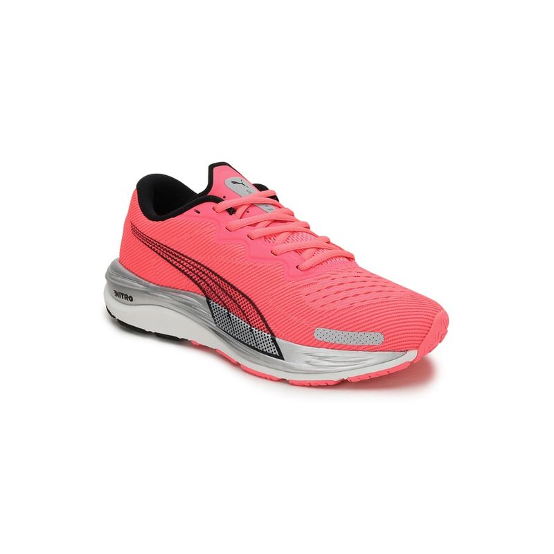 Puma Velocity Nitro 2 Womens Pink Running Shoes (UK 4)