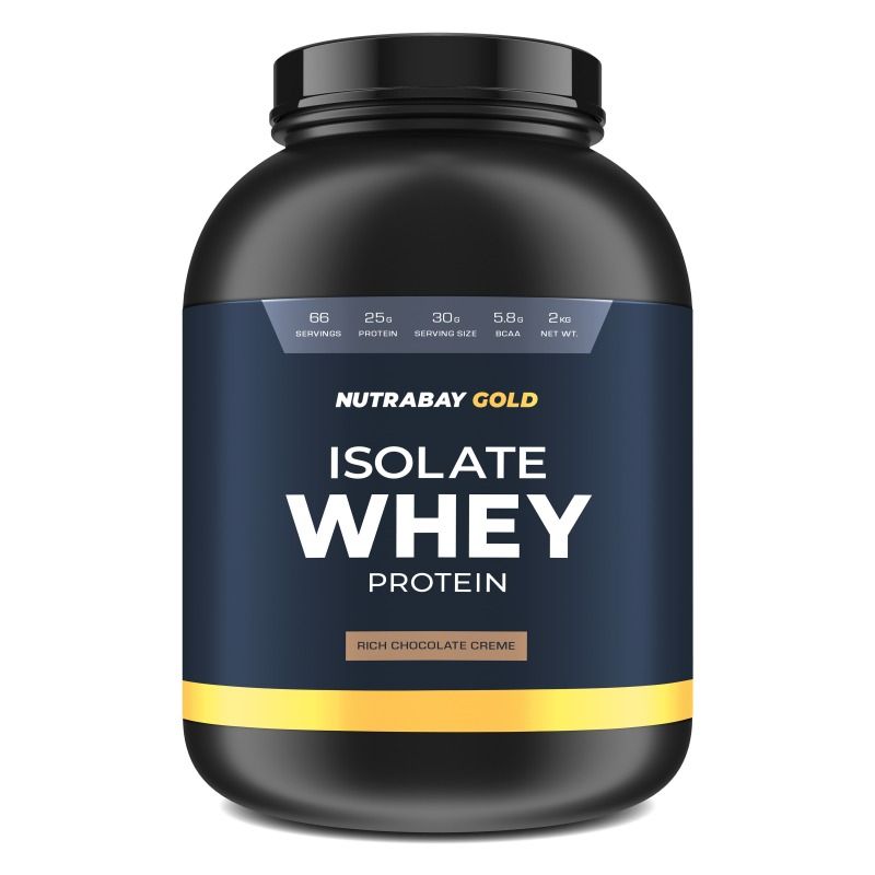 Nutrabay Gold 100% Whey Protein Isolate - Rich Chocolate Creme
