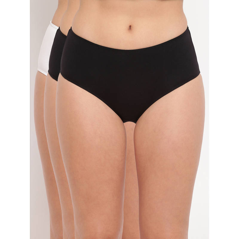 BASIICS by La Intimo Tease 2 Please Hipster/ Full Brief (Pack Of 3) - Multi-Color (S)