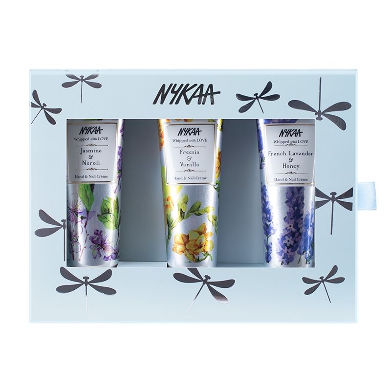 Nykaa Flower Therapy Hand & Nail Creme Gift Set (Pack of 3)