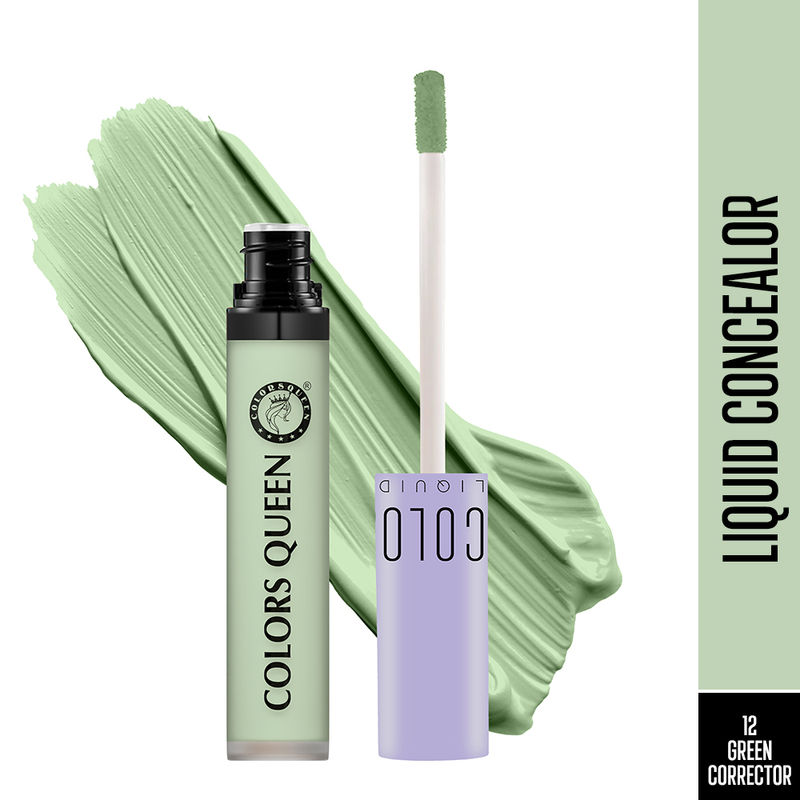 Colors Queen Conceal & Reveal Liquid Concealer - 12 Green Corrector