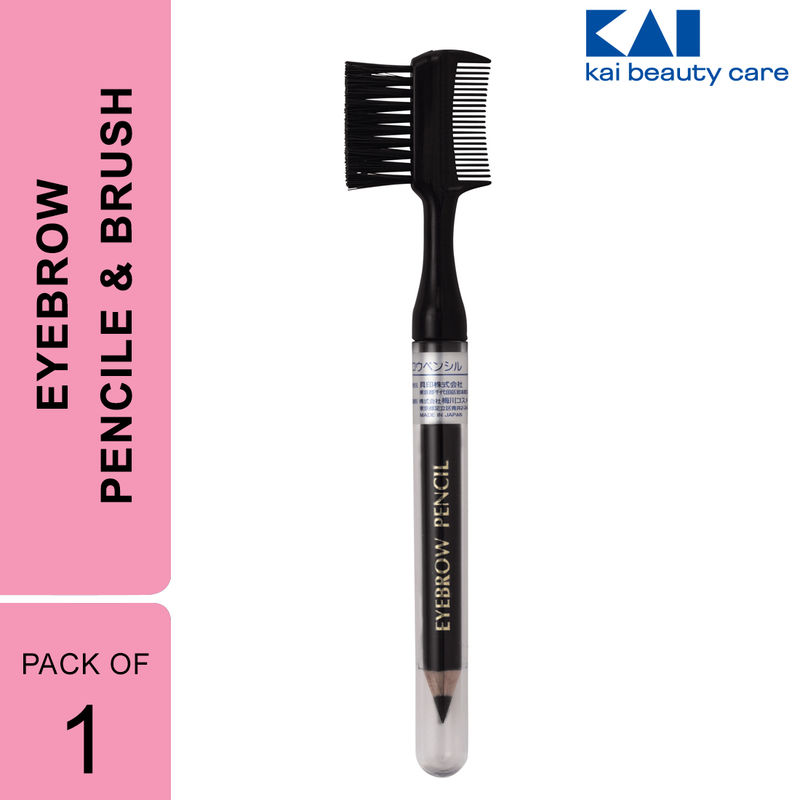 Kai 000HC3708 Eyebrow Pencil Natural Brown With Brush
