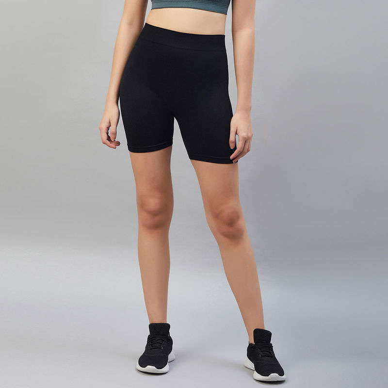 C9 Airwear Women Rib Active Shorts In Black Color (XL)