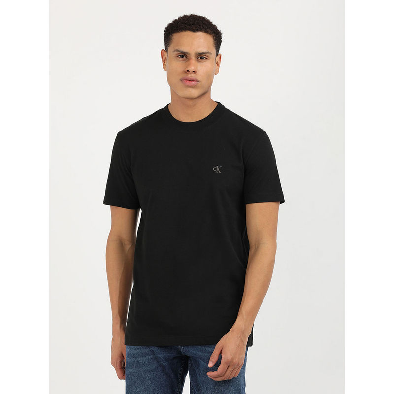 Calvin Klein Men Black Color T-Shirt (2XL)