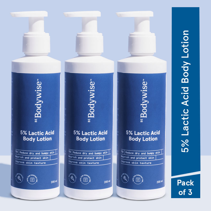 Buy Be Bodywise Lactic Acid Lotion Pack Of 3 Online