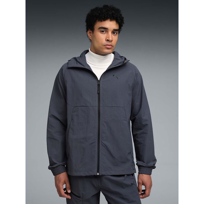 Puma Grey Tech Woven Jacket (S)