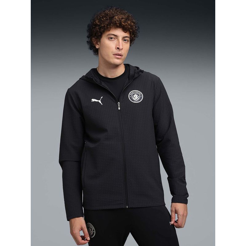 Puma Black Manchester City Football Training Sofhell Jacket (S)