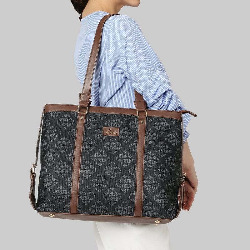 Buy Lavie Women's Reva Tote Bag Black (L) Online