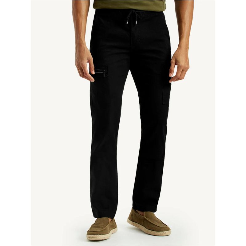 Levi's Mens Black Slim Fit Cargo Trousers (34)