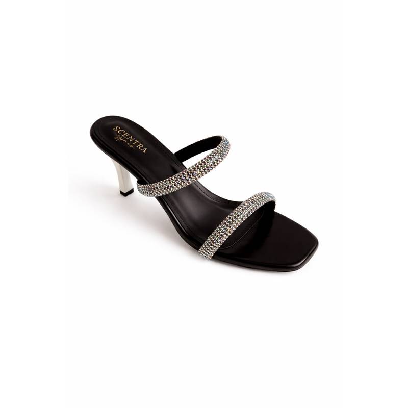 SCENTRA Women's Stiletto Heels - Black (EURO 36)