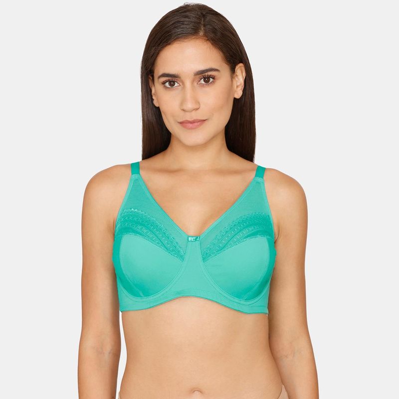 Zivame Coalescence Double Layered Wired Full Coverage Super Support Bra