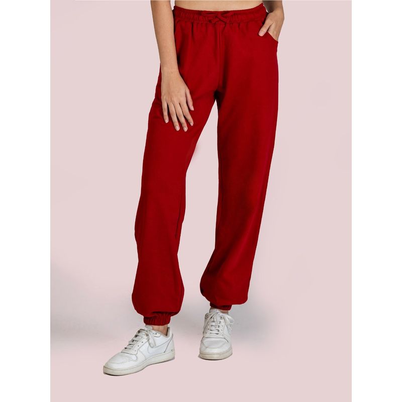 Nite Flite Women's Joggers- Red (L)