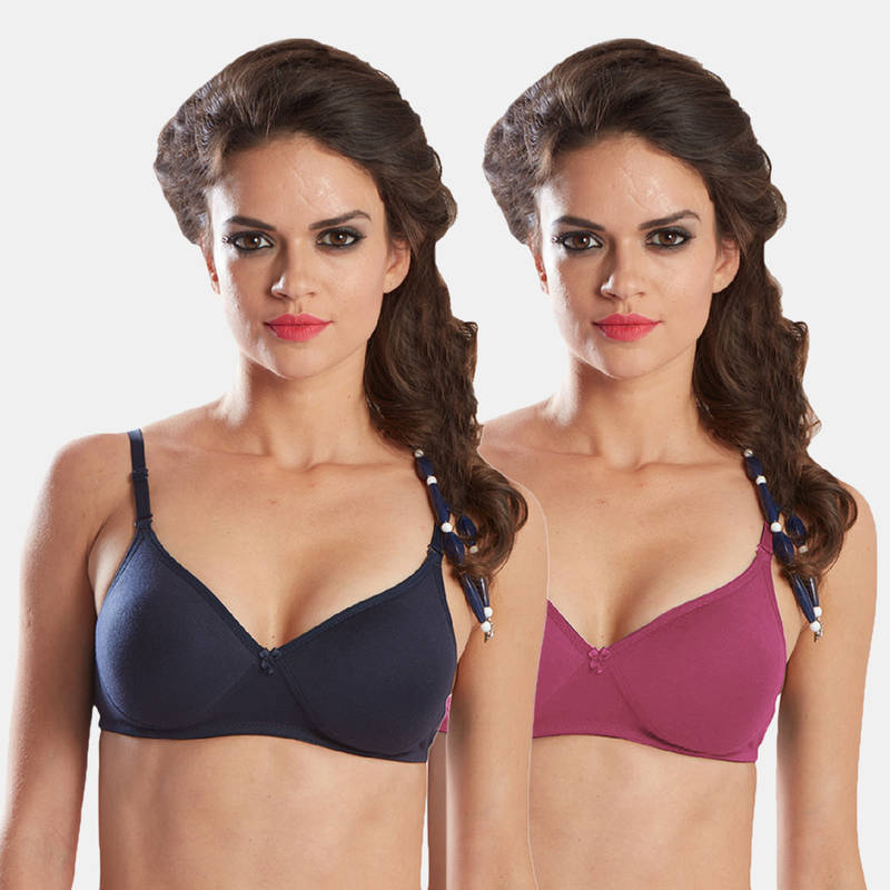 Sonari 0026 Padded T Shirt Bra - Multi-Color (34B)