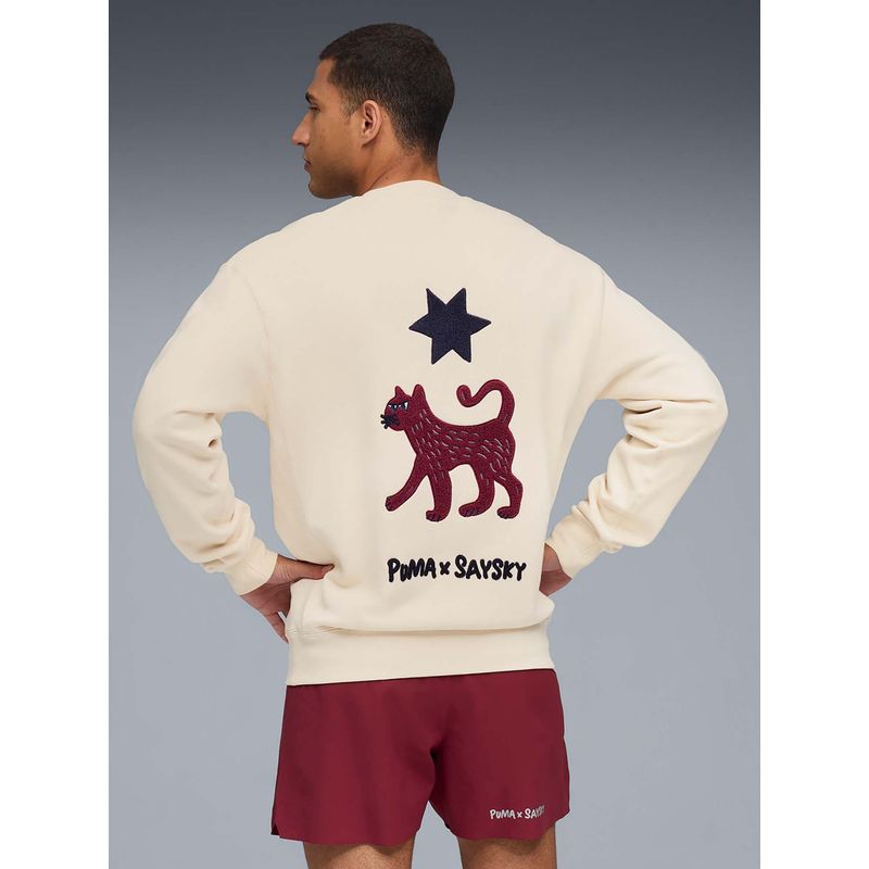 Puma Unisex X Saysky Long Sleeve Knit Sweatshirt (S)
