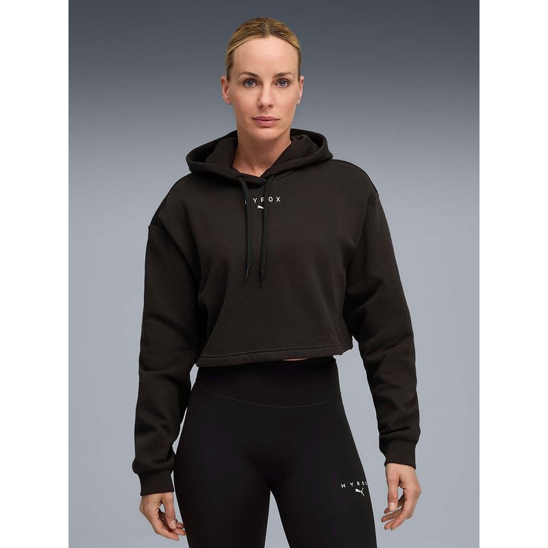 Puma X Hyrox Heavyweight Women's Training Black Hoddie (XS)