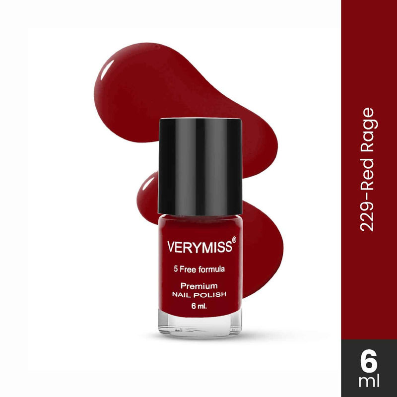 VERYMISS Premium Non UV Gel Nail Polish - 229 Red Rage