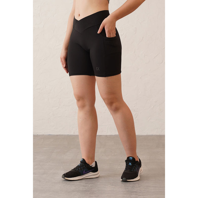 RYZ Black Core Comfy Biker Cycling Shorts (L)