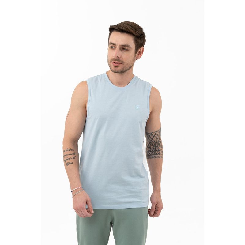 DCYPHR Mens Core Lite Flex Tank Top-Open Sky (S)