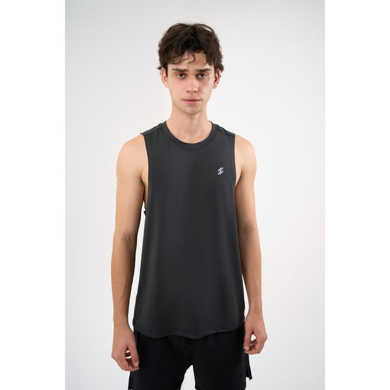 DCYPHR Mens AUSM5X Mesh Tank Top-Dark Night (L)
