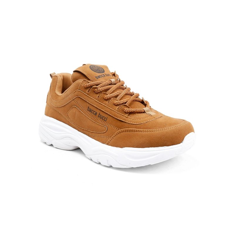 Bacca Bucci Mens Afterburn Red Fashion Sports Shoes Tan (UK 9)