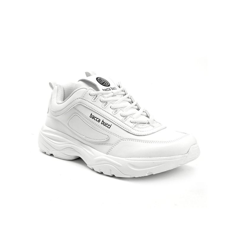 Bacca Bucci Mens Afterburn Red Fashion Sports Shoes White (UK 9)