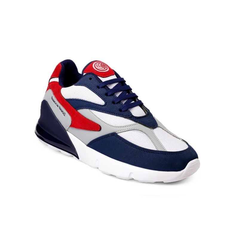 Bacca Bucci Urban Retro Series 2.0 Color Blocked Fashion Best Sneakers Shoes Navy Blue (UK 6)