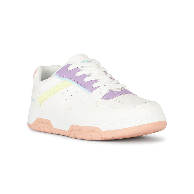 North Star Women White Lace-Ups Sneakers (UK 4)