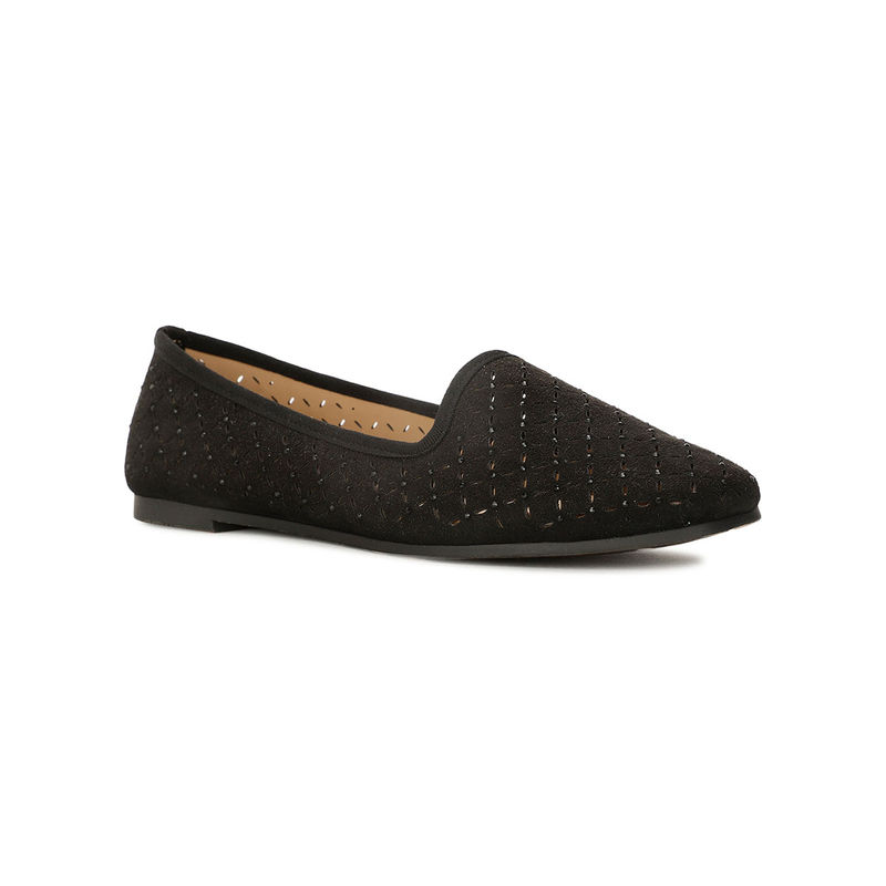 Bata Women Black Slip-On Ballerina (UK 4)