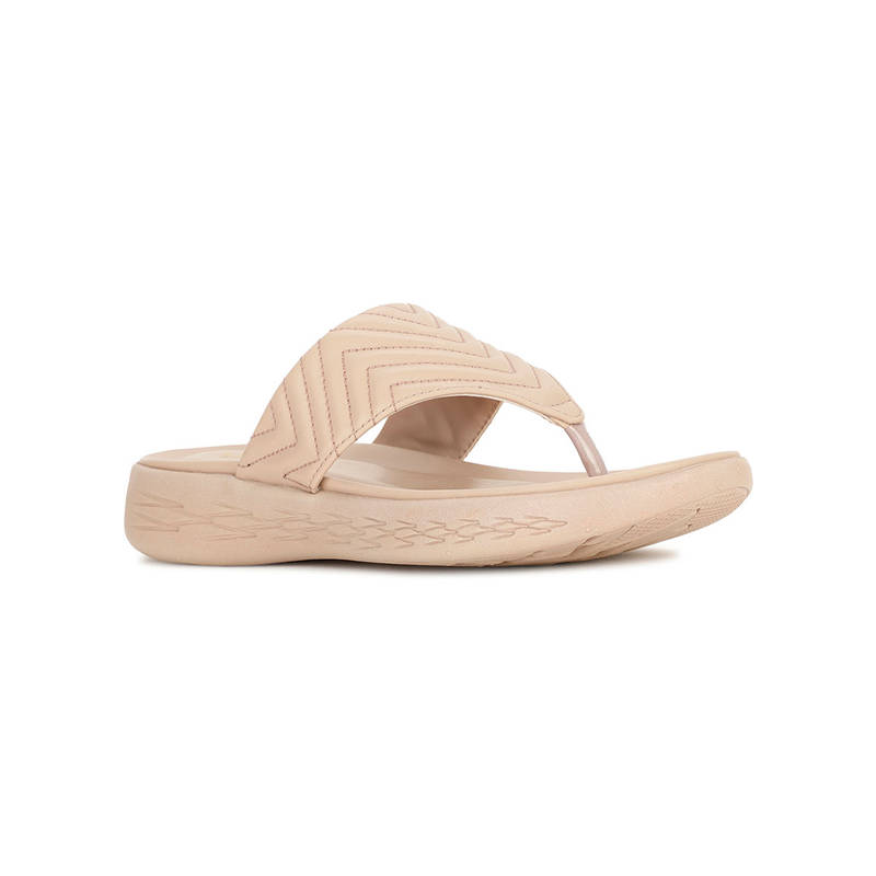 Bata Women Nude Open Back Sandals (UK 5)