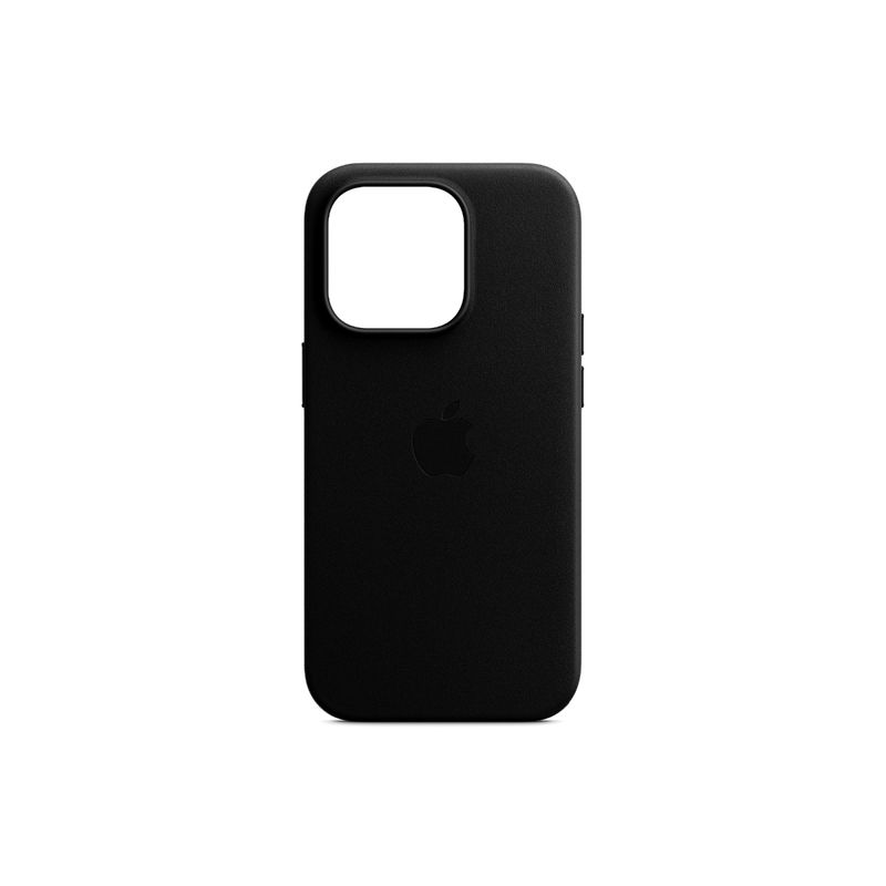 TREEMODA Black Leather Magsafe Case (iPhone 14)